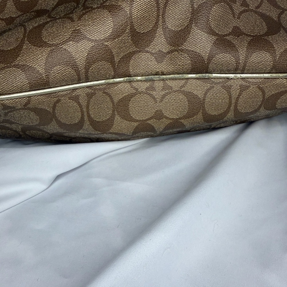 Coach Brown Signature Tote Bag - Picture 4 of 9